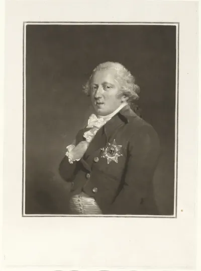 Portret van Karel George August, erfprins van Brunswijk-Wolfenbüttel