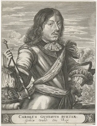 Portret van Karel Gustaaf, koning van Zweden