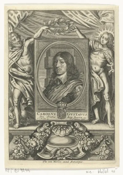 Portret van Karel Gustaaf van Zweden