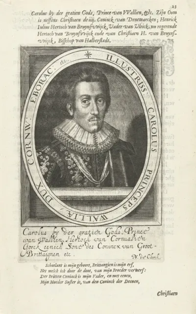 Portret van Karel I als prins van Wales