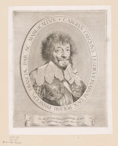 Portret van Karel I de Blanchefort heer van Créquy, Canaples en Fressin, Prins Van Poix en Hertog Van Lesguidières