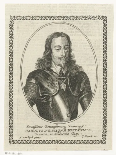 Portret van Karel I, koning van Engeland