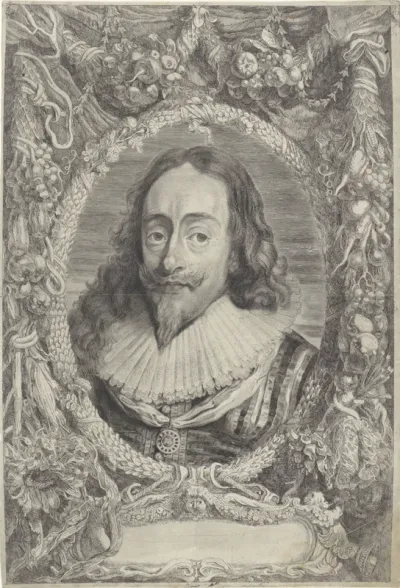 Portret van Karel I, koning van Engeland