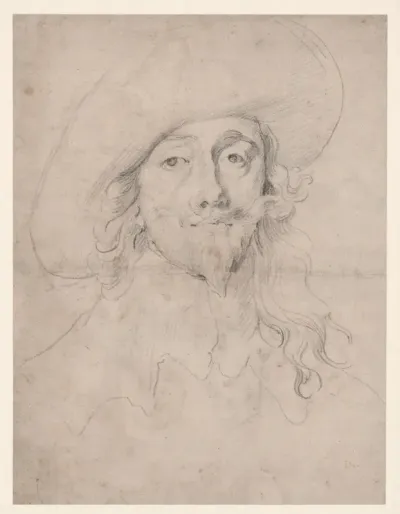 Portret van Karel I, koning van Engeland