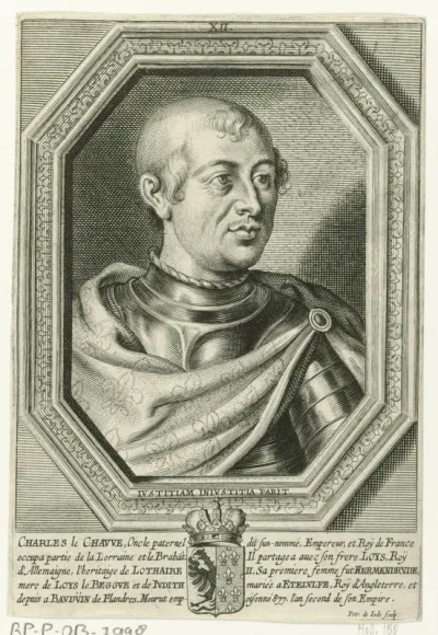 Portret van Karel II de Kale