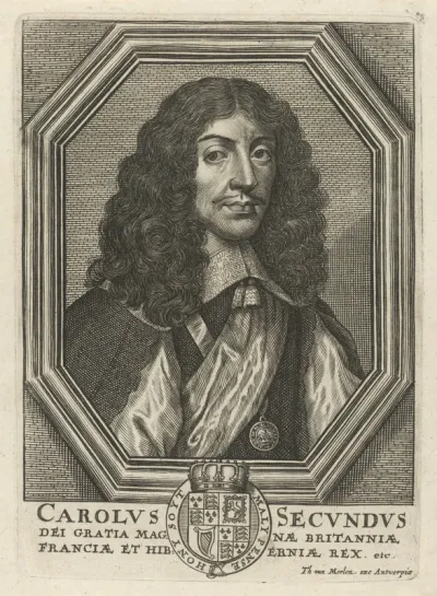 Portret van Karel II, koning van Engeland