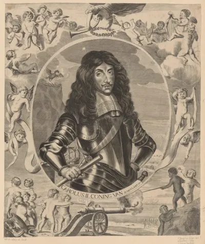 Portret van Karel II, koning van Engeland
