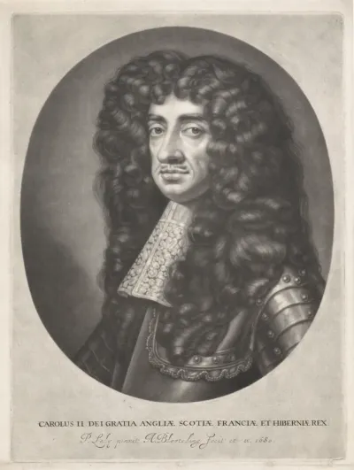 Portret van Karel II, koning van Engeland