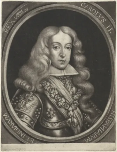 Portret van Karel II, koning van Spanje