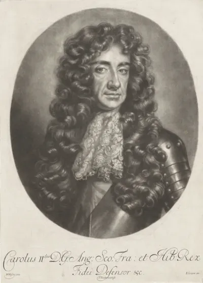 Portret van Karel II van Engeland