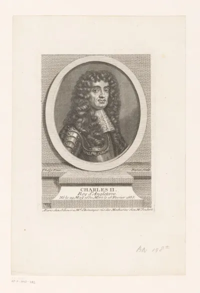 Portret van Karel II van Engeland
