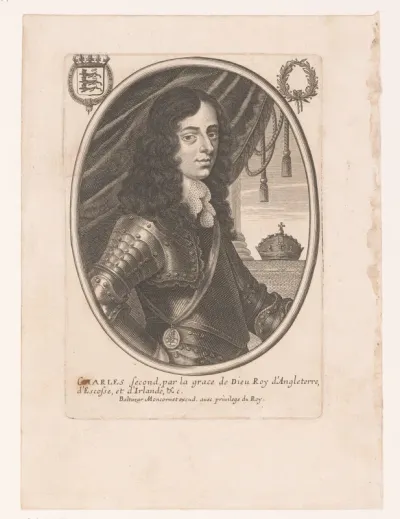 Portret van Karel II van Engeland