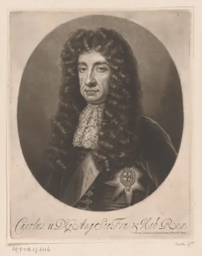 Portret van Karel II van Engeland