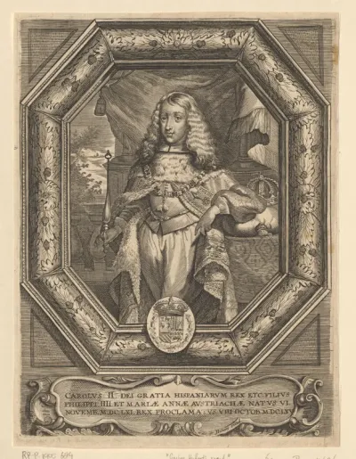 Portret van Karel II van Spanje