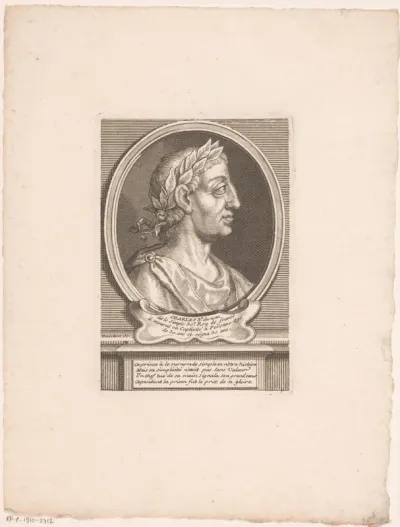 Portret van Karel III de Eenvoudige, koning van Frankrijk