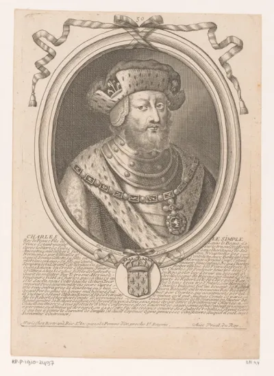 Portret van Karel III de Eenvoudige