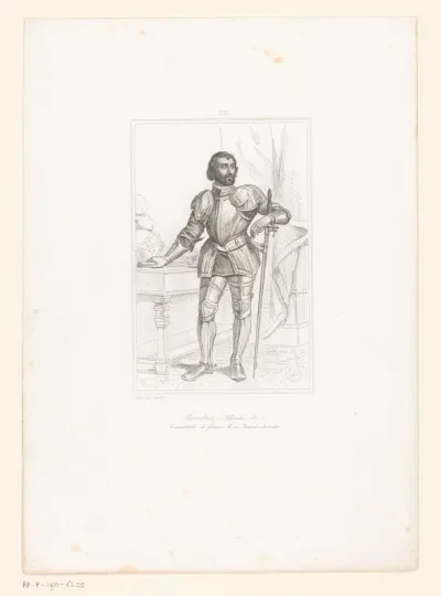 Portret van Karel III, hertog van Bourbon