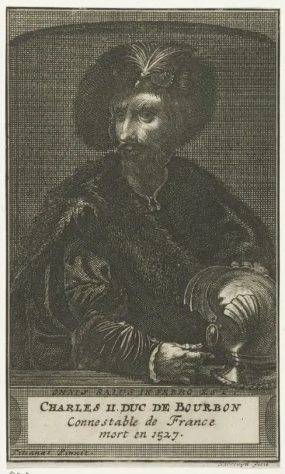 Portret van Karel III, hertog van Bourbon