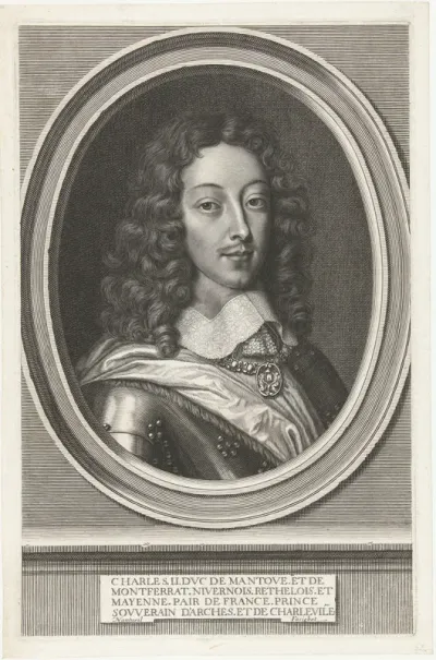 Portret van Karel III hertog van Mantua