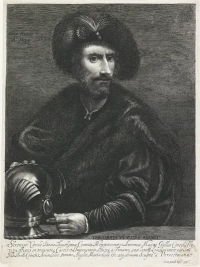 Portret van Karel III van Bourbon