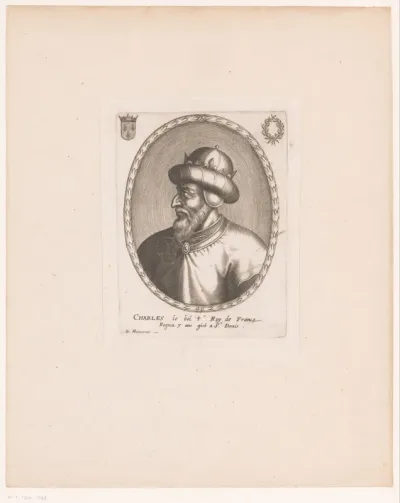 Portret van Karel IV van Frankrijk