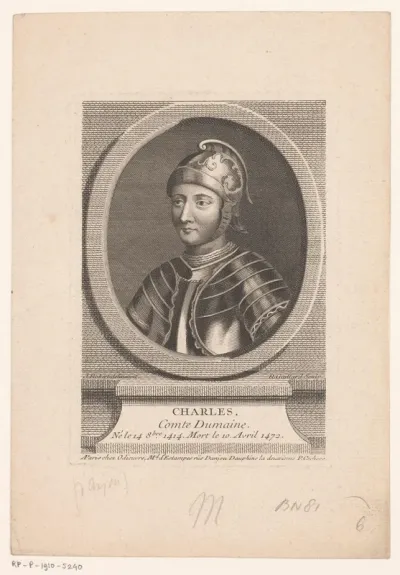 Portret van Karel IV van Maine