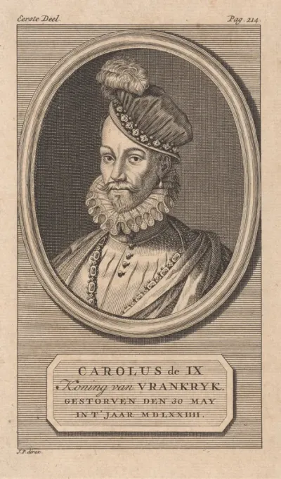 Portret van Karel IX, koning van Frankrijk