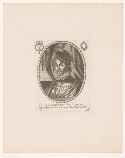 Portret van Karel IX van Frankrijk