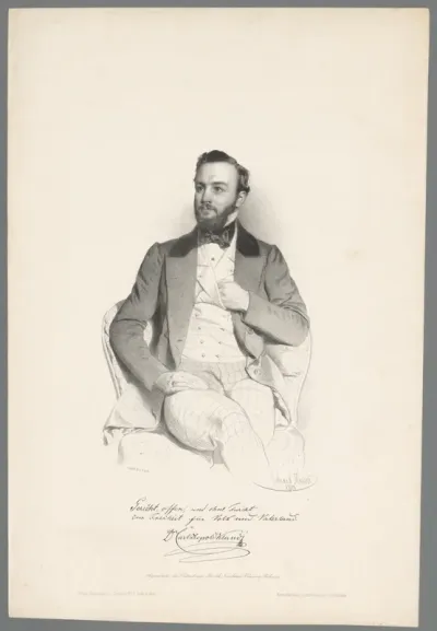 Portret van Karel Leopold von Klaudy
