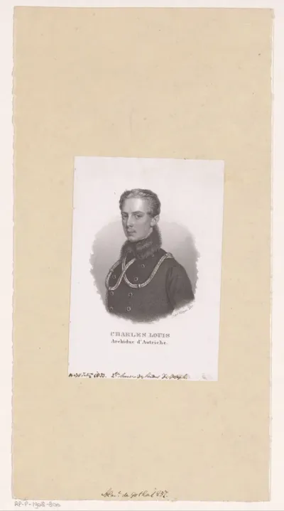 Portret van Karel Lodewijk, aartshertog van Oostenrijk