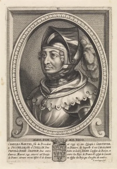 Portret van Karel Martel