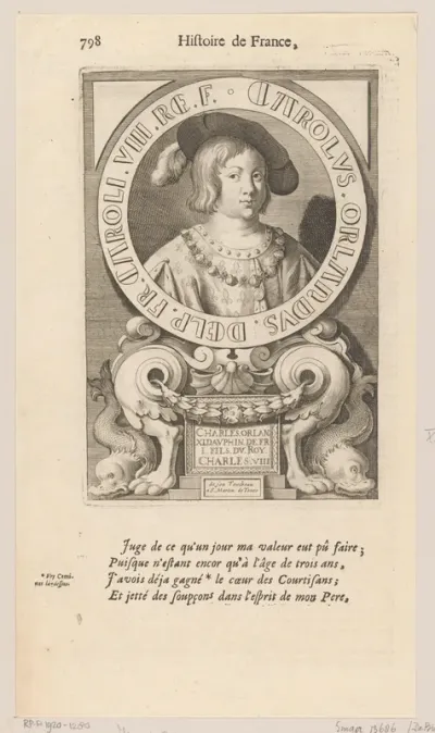 Portret van Karel Orlando van Frankrijk
