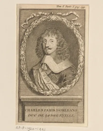 Portret van Karel Paris van Longueville