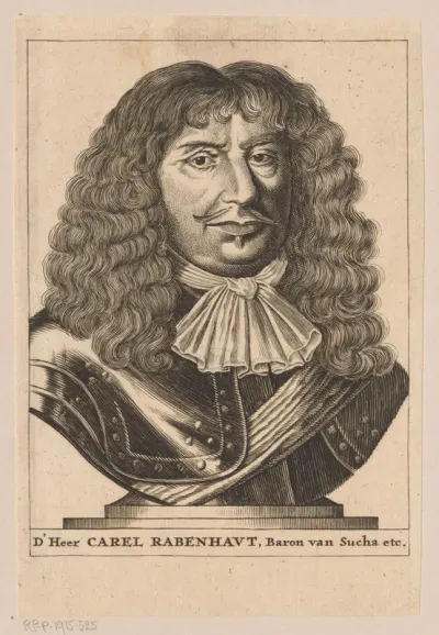 Portret van Karel Rabenhaupt, baron von Sucha