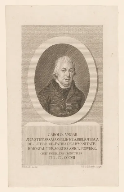 Portret van Karel Rafael Ungar