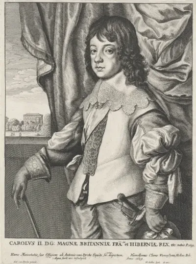 Portret van Karel Stuart, prins van Wales
