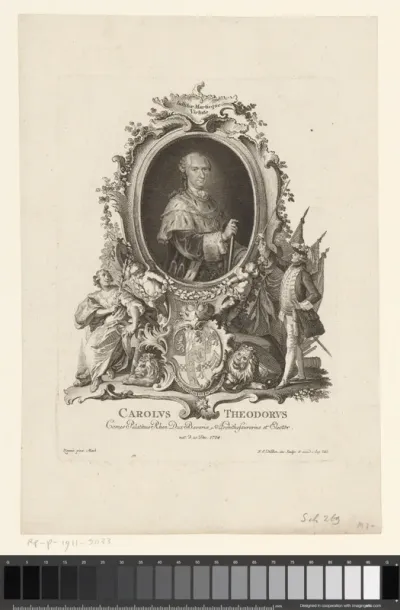 Portret van Karel Theodoor van Beieren, keurvorst van de Palts