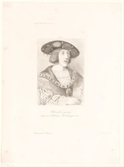 Portret van Karel V
