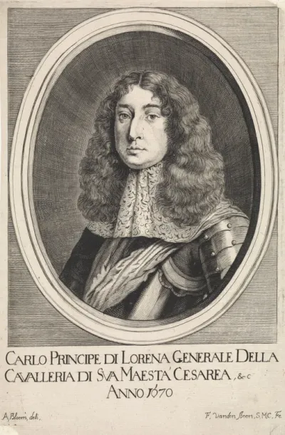 Portret van Karel V Leopold, hertog van Lotharingen
