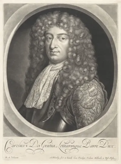 Portret van Karel V Leopold, hertog van Lotharingen