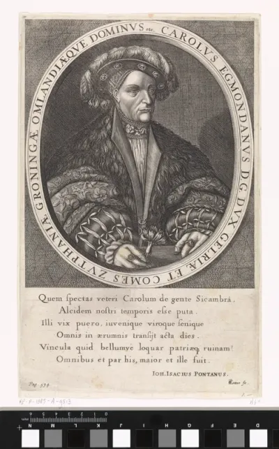 Portret van Karel van Egmond