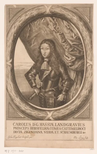 Portret van Karel van Hessen-Kassel
