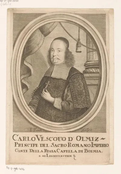 Portret van Karel van Liechtenstein-Castelcorn