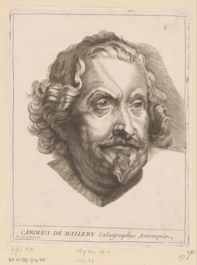 Portret van Karel van Mallery