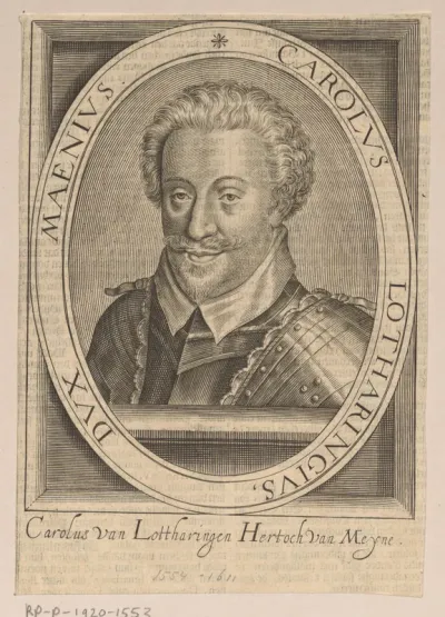Portret van Karel van Mayenne