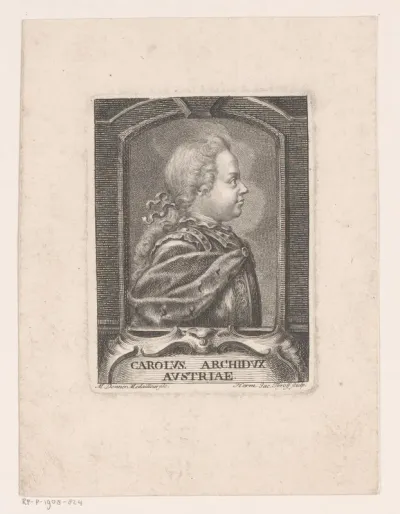Portret van Karel van Oostenrijk