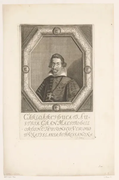 Portret van Karel van Oostenrijk, vorstbisschop van Breslau en bisschop van Brixen