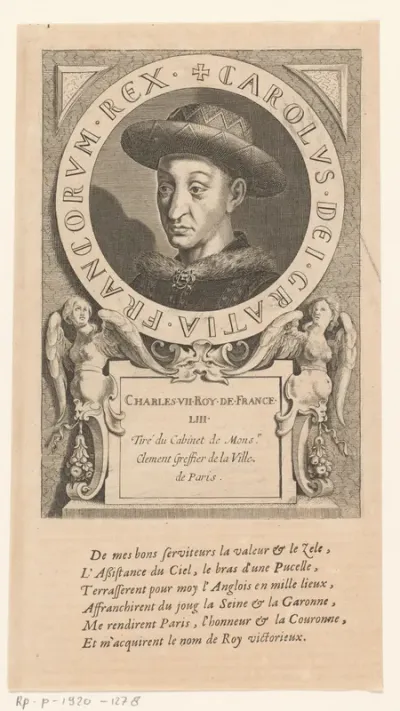 Portret van Karel VII van Frankrijk