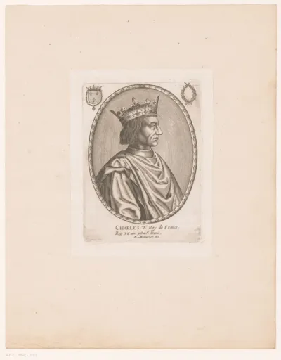 Portret van Karel VII van Frankrijk