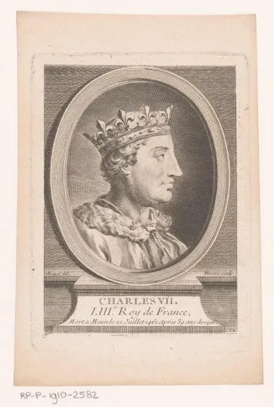 Portret van Karel VII